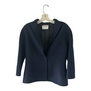 Giorgio Armani  Bergdorf Goodman Women's Navy Blazer  Size 8